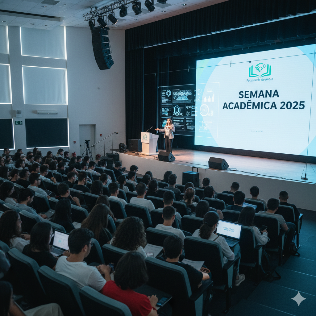 Palestra de um dos nossos docentes em nossa semana academica.